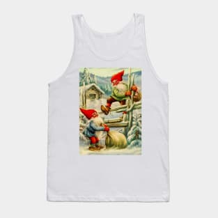 “Over the Wooden Fence” Gnomes by Jenny Nystrom Tank Top